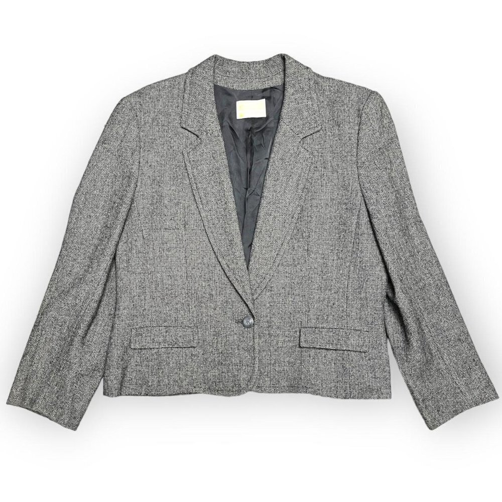 Pendleton VINTAGE 90s Pure Virgin Wool Light Designer Blazer Jacket - Womens M